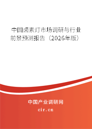中國鹵素?zé)羰袌稣{(diào)研與行業(yè)前景預(yù)測報告（2026年版）