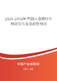 2026-2032年中國(guó)人造磨料市場(chǎng)研究與發(fā)展趨勢(shì)預(yù)測(cè)