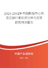 2025-2031年中國數(shù)據(jù)中心用變壓器行業(yè)現(xiàn)狀分析與前景趨勢預(yù)測報告