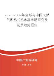 2026-2032年全球與中國天然氣即熱式熱水器市場研究及前景趨勢報告