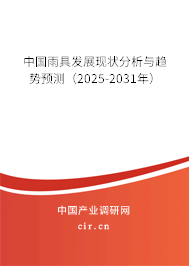 中國雨具發(fā)展現(xiàn)狀分析與趨勢預(yù)測（2025-2031年）