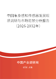 中國車身感知傳感器發(fā)展現(xiàn)狀調(diào)研與市場前景分析報(bào)告（2026-2032年）