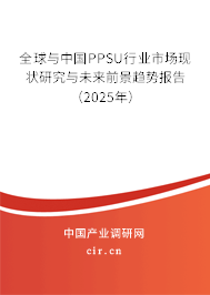 全球與中國PPSU行業(yè)市場現(xiàn)狀研究與未來前景趨勢報告（2025年）