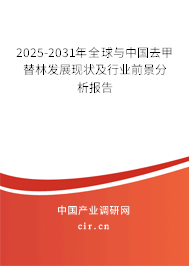 2025-2031年全球與中國去甲替林發(fā)展現(xiàn)狀及行業(yè)前景分析報告