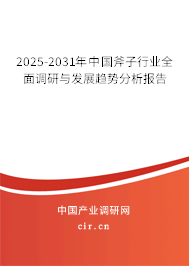 2025-2031年中國(guó)斧子行業(yè)全面調(diào)研與發(fā)展趨勢(shì)分析報(bào)告