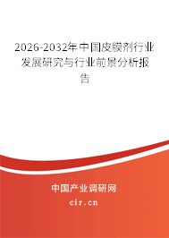 2026-2032年中國(guó)皮膜劑行業(yè)發(fā)展研究與行業(yè)前景分析報(bào)告