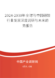 2024-2030年全球與中國硼酸行業(yè)發(fā)展深度調(diào)研與未來趨勢報(bào)告