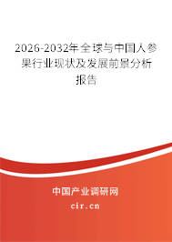 2026-2032年全球與中國人參果行業(yè)現(xiàn)狀及發(fā)展前景分析報(bào)告