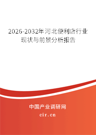 2026-2032年河北便利店行業(yè)現(xiàn)狀與前景分析報(bào)告