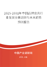 2025-2031年中國品牌皮具行業(yè)發(fā)展全面調(diào)研與未來趨勢預(yù)測報(bào)告